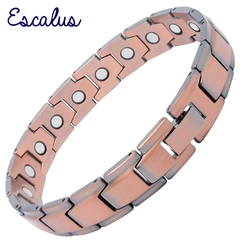 Escalus Trendy 100 Pure Copper Health Power Bracelet For Men