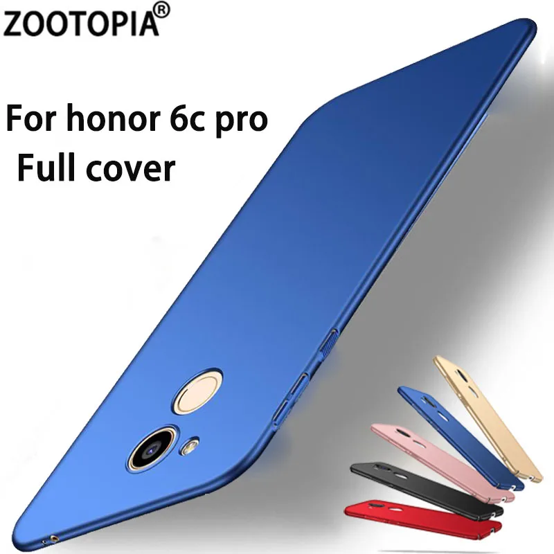 Жесткий чехол для Huawei Honor 6c Pro с полным покрытием матовый Fundas Capa on защитный бампер