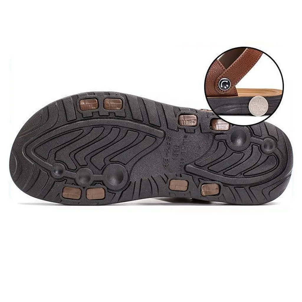 YOUYEDIAN Летняя мужская обувь, сандали Деловые повседневные туфли мужские качества дизайн пляжные сандалии в римском стиле водные кроссовки для Для мужчин#517G30