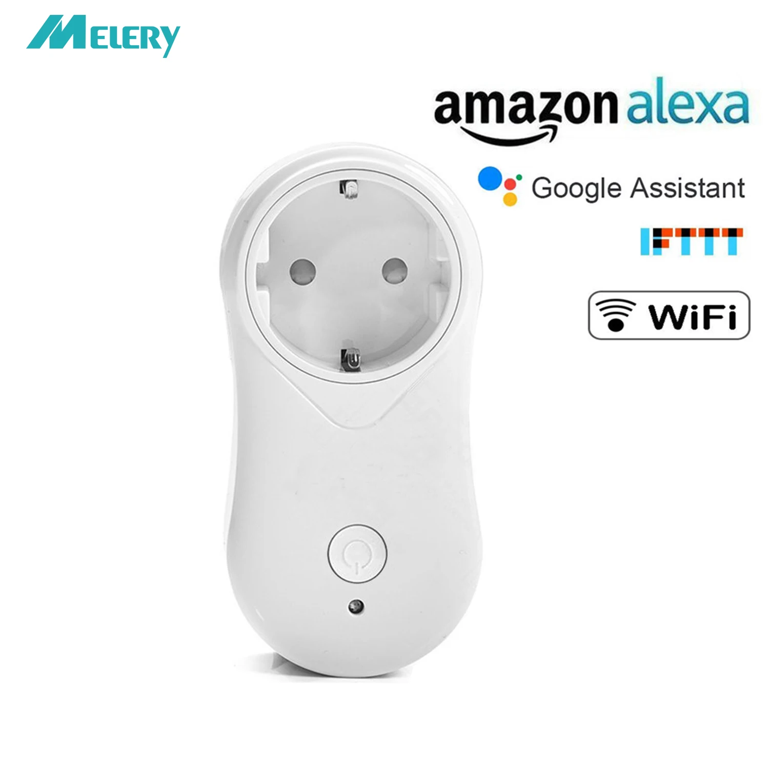 

Wifi Smart Power Outlet EU Plug Socket with USB Remote Control Timer Function Homekit Works with Amazon Alexa Echo,Google Home