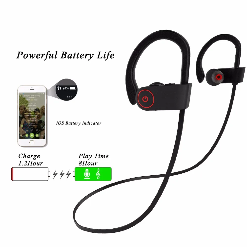 Беспроводные наушники Auriculares Bluetooth гарнитура &quotсвободные руки IPX4
