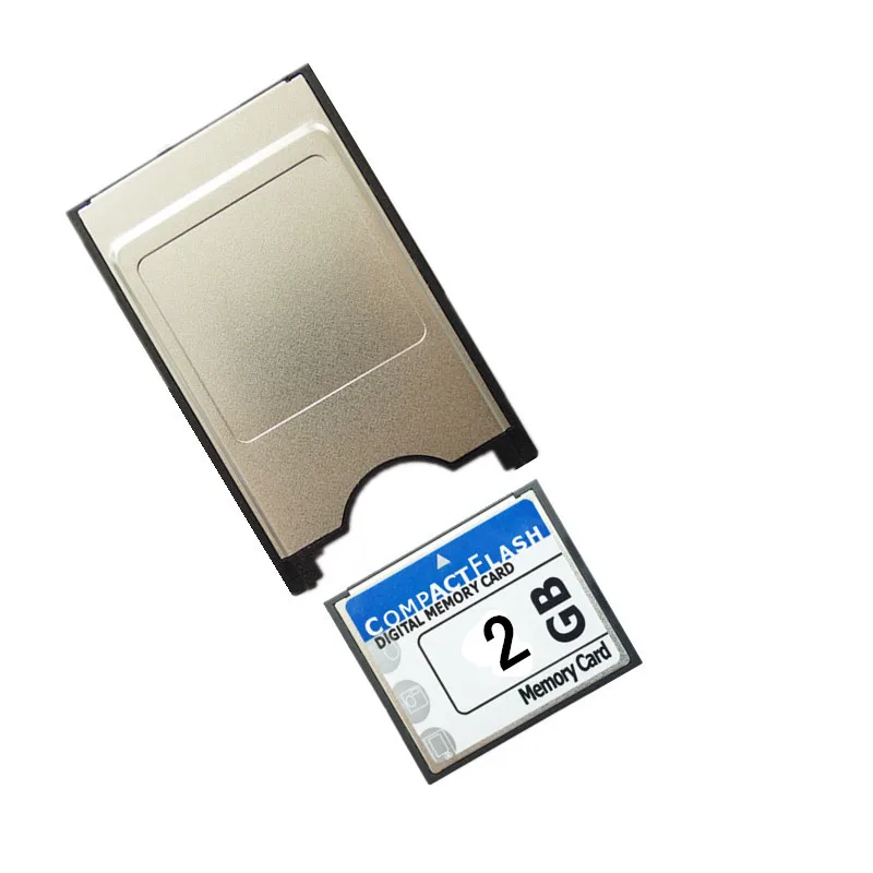 Лидер продаж! 128 МБ 256 512 1 Гб 2 карта памяти CF + адаптер PCMCIA Тип II и тип I для