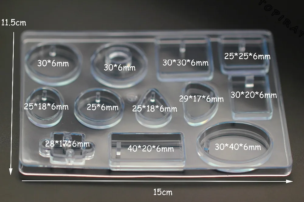 12 видов конструкций силиконовая форма для кабошонов Ожерелье Подвеска Смола форма для изготовления ювелирных изделий DIY ручной работы силиконовая форма для смолы