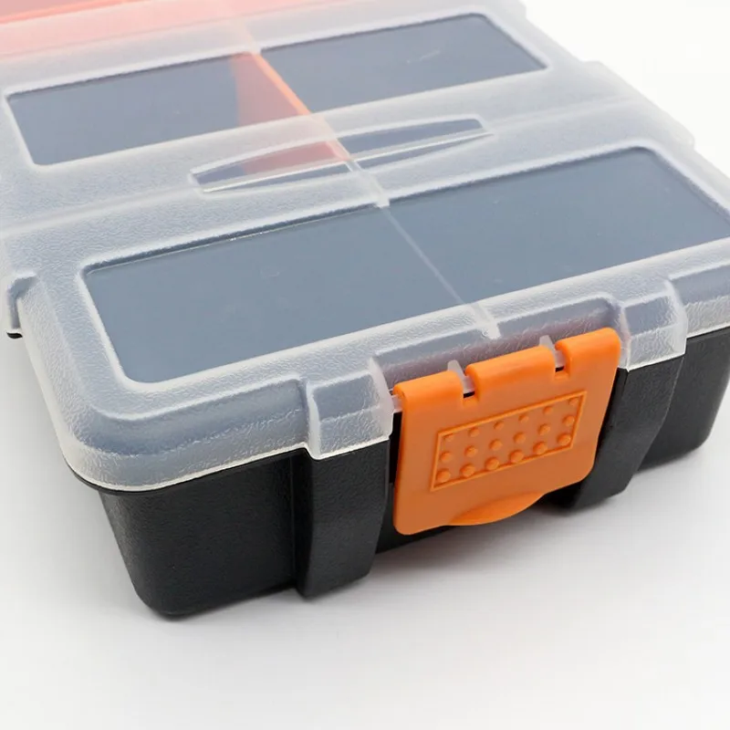 1 PCS Plastic Parts Combined Transparent Tool Case Screw Containers Component Storage Case Hardware accessories tool box