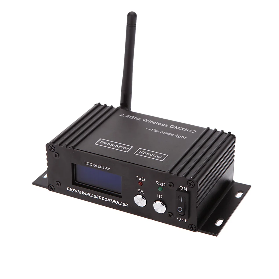 UKing Draadloze DMX Controller, Wireless DMX512 Transmitter/Ontvanger LED Lighting Controller Werkt met DMX-controller voor bewegende kop podiumverlichting bars