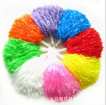 شحن مجاني الأرجواني وازم المصفقين الكرة الكرة المصفقين زهرة الزهور التشجيع بوم بومس البلاستيك اليد #1830