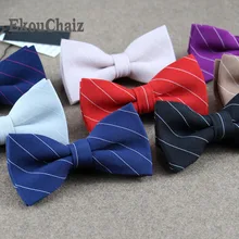 Стиль, хлопок, в полоску, Бабочка, галстук-бабочка для мужчин, для отдыха, модная Свадебная вечеринка, галстук-бабочка, индивидуальные мужские галстуки, Corbatas Gravata