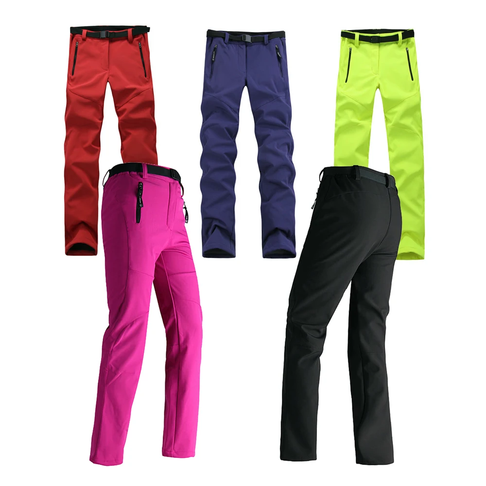 RAY GRACE de invierno de las mujeres Camping senderismo pantalones de lana suave al aire libre Pantalones de deporte para escalada Trekking Mujer RAY GRACE de invierno de las mujeres Camping senderismo pantalones de lana suave al aire libre Pantalones de deporte para escalada Trekking Mujer