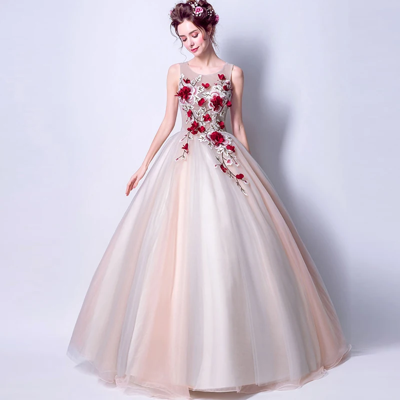 Элегантные платья принцессы Quinceanera пушистые Бальные без рукавов с овальным