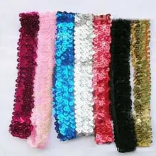 50 шт Дешёвые и модные 1 ''обруч с бантом детские повязки на голову для стрейч застежка-молния