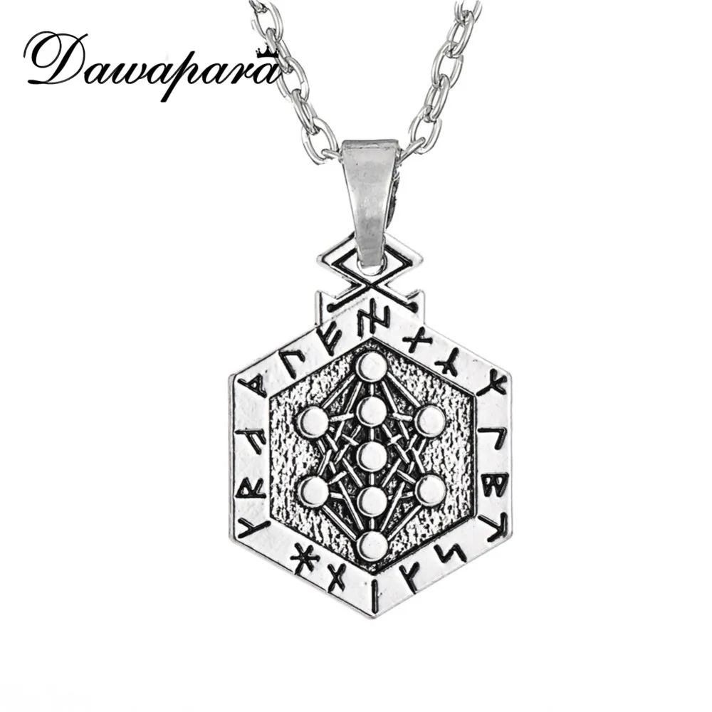 Винтажная подвеска в этническом стиле ожерелье с подвеской виде рун и рун|jewelry