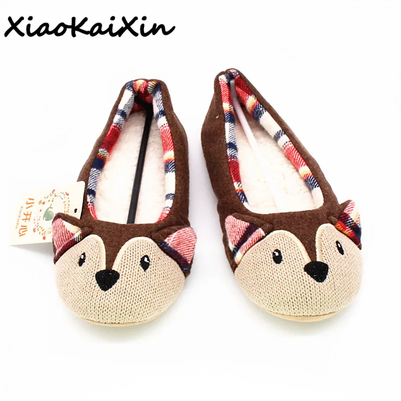 ladies ballet style house slippers winter women warm soft cotton