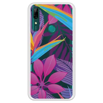 

Stand case costume drawing Leaves WP017 for Huawei P Smart Z