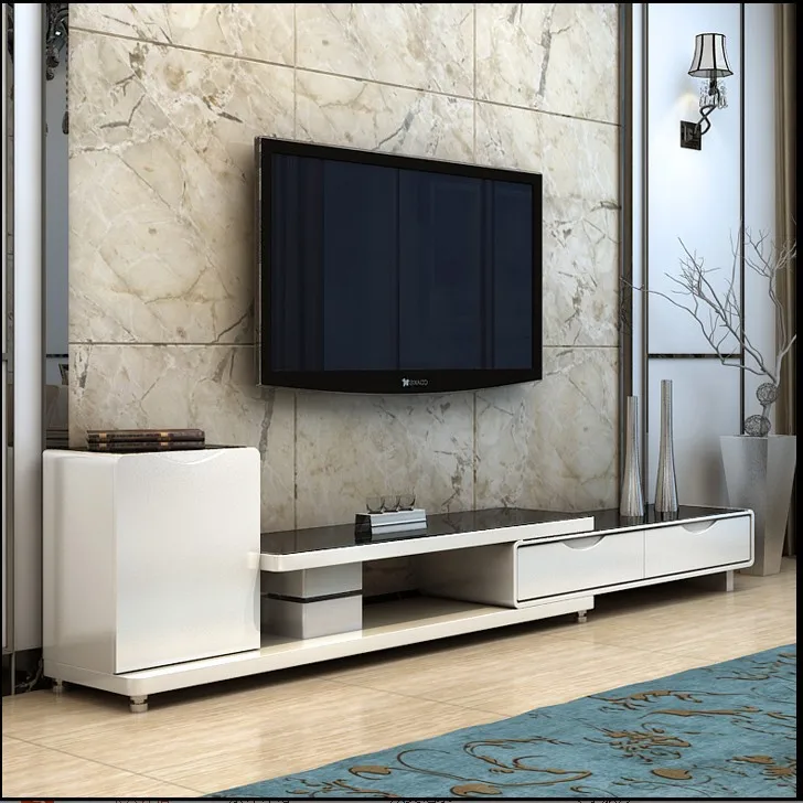 Tempered Glass Tv Cabinet Minimalist Modern Portfolio Stylish