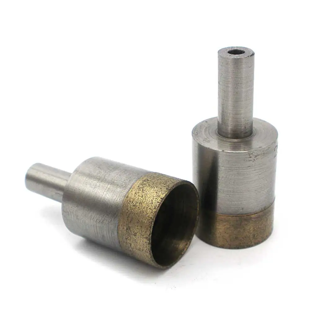5pcs Sintered diamond hole saw steel body drill bit for glass and agate total Length 50mm Diameter 60~78mm glass tool zt004
