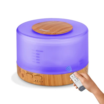

VVPEC Aroma Essential Oil Diffuser,Ultrasonic Air Humidifier 8-9 HOURS Continuous Diffusing - 7 Color Changing 4 Timer Settings