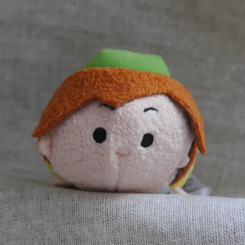 

in hand mini plush Tsum 3 1/2 " Plush Stuffed toy Peter Pan mini Plush 3 1/2"