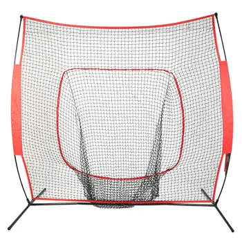 

BALIGHT Ship From US 7*7 Soccer Baseball Training Exercise Mesh Net Outdoor Sports Entertainment With Hole Baseball Collector