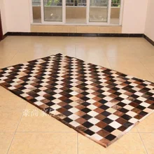 Модный художественный ковер Натуральная Воловья кожа Молитвенный Ковер