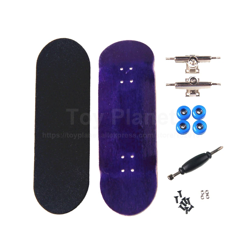 

Canadian Maple Purple Finger Boards Professional Finger Skateboard Birthday Gift Nickel Bearing Wooden Finger Skate Fingerboards