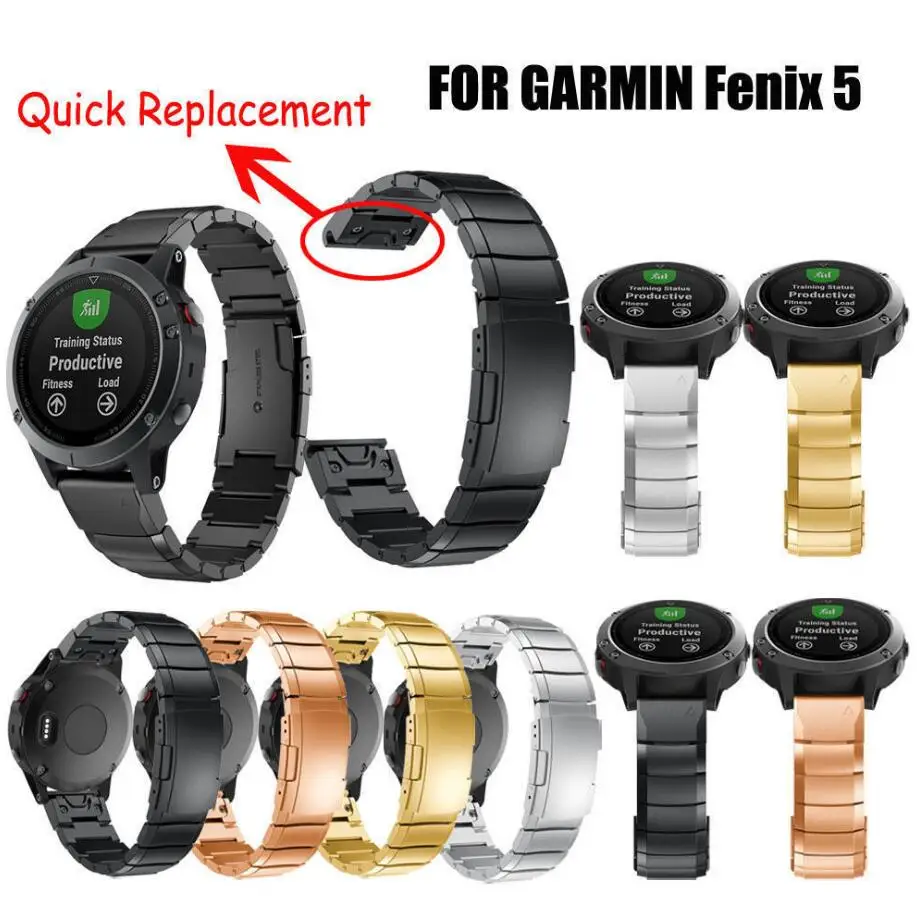 KINGBEIKE 22mm Width Stainless Steel Watch Band For Garmin Fenix 5 Plus Integrated Classic Metal WatchBand For Fenix5 Strap KINGBEIKE 22mm Width Stainless Steel Watch Band For Garmin Fenix 5 Plus Integrated Classic Metal WatchBand For Fenix5 Strap
