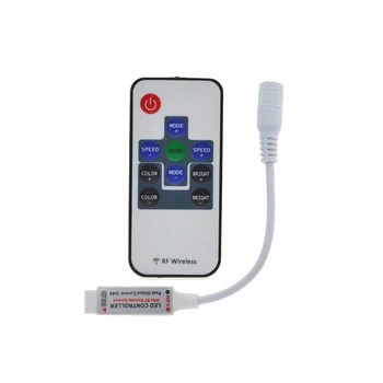 

DC 5-24V LED 11key RF Remote Controller For RGB SMD 5050/3528 SMD LED Strip