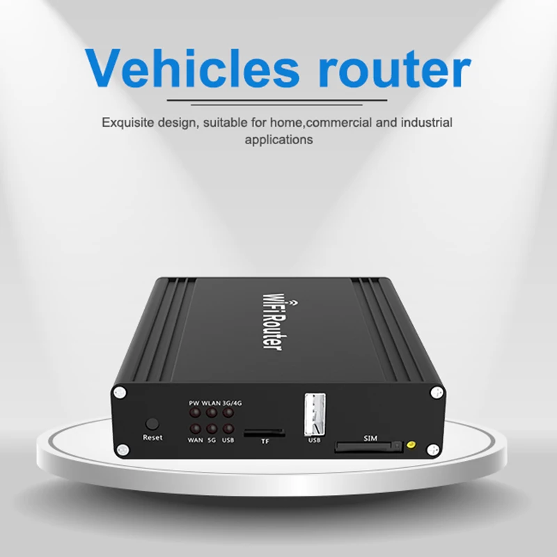 

Cioswi 3G 4G Modem Lte Router Car Wifi With Sim Card Slot 802.11AC Mobile WiFi With 7*5dbi High Gain Antennas Adapter 9V-28V