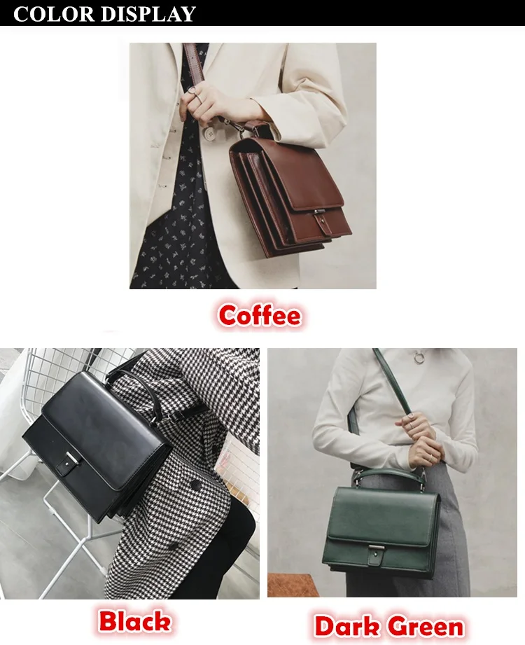 Burminsa большой женский портфель, женские сумки через плечо, винтажные квадратные женские сумки, сумка-портфель, кошелек, школьные сумки