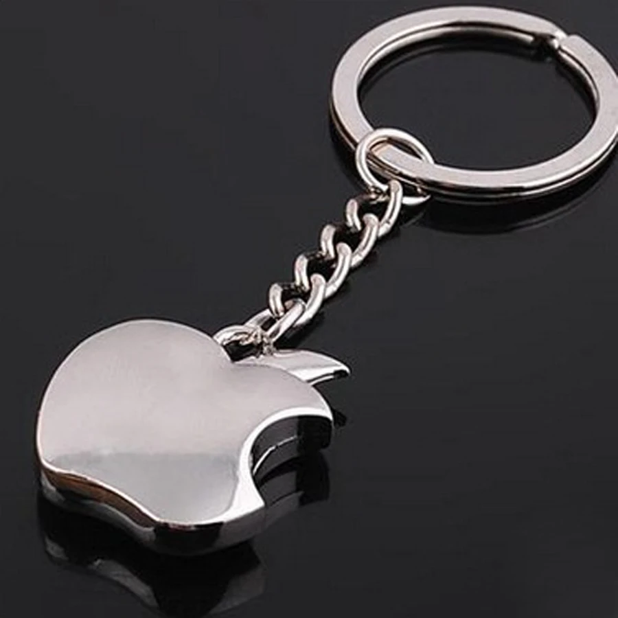 10pcs chaveiro!Creative personality apple styling keychain keyring