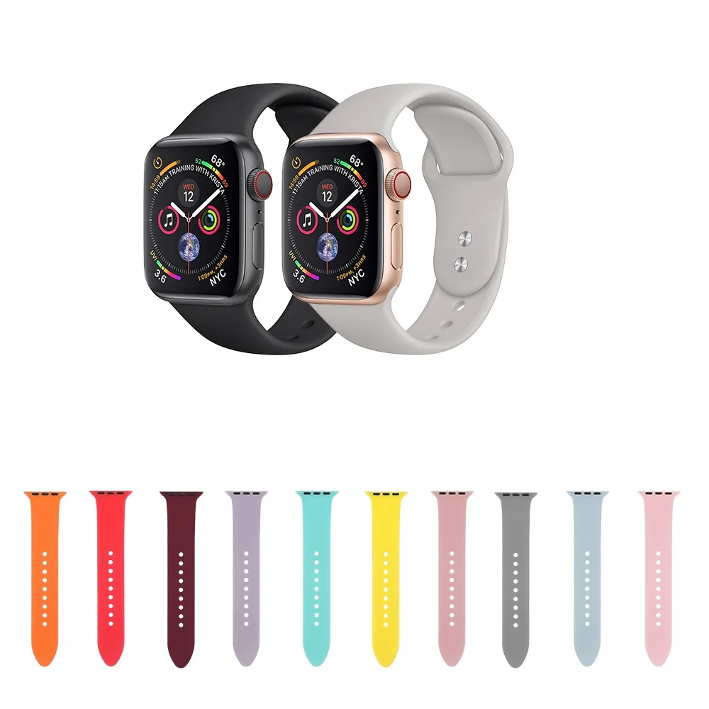 

Soft Strap For Apple Watch Band Series 1 2 3 4 iWatch 38mm 40mm 42mm 42mm Pulseira Correa Bracelet Smart Watch Accessories Loop