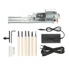 Ue 12-24V 100W Mini koraliki tokarka Mini Torno frezarka do drewna tokarka do obróbki drewna polerowanie wiertarka obrotowa