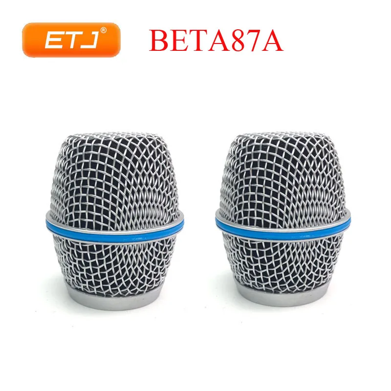 ETJ 2шт Beta87A решетка мяч для Shure шаровая Головка Замена бета 87A аксессуары