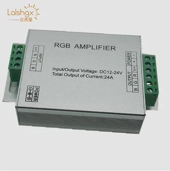

best price DC 12V-24V 5050 3528 Led RGB Strip Amplifier 24A Led rgb Amplifier RGB Strip Power Repeater Console Controller