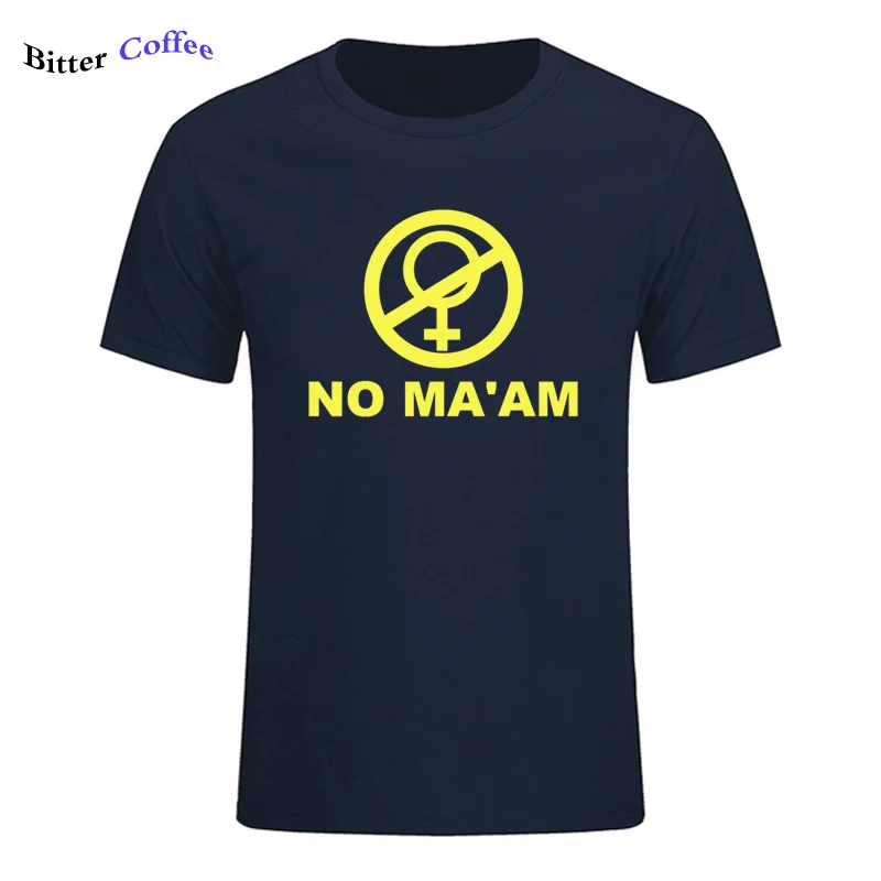 

Summer Short Sleeve tshirt for men Married with Children Al Bundy No maam ma'am logo funny brand t-shirt cotton topsB XS-3XL