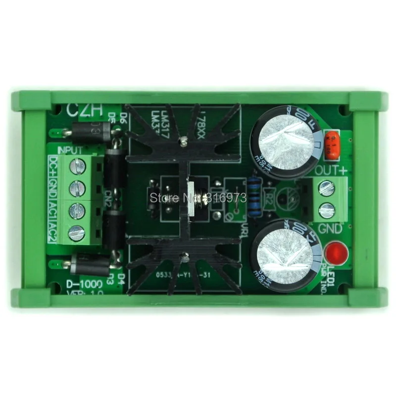 DIN рейка крепление положительный 15 V DC Напряжение Регулятор модуль, высокое качество