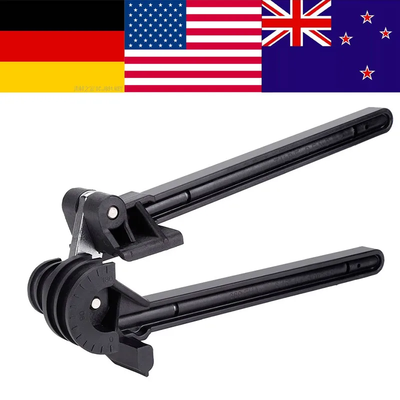 

180 Degree Pipe Bending Tool for 3/16in 1/4in 5/16in 3/8in Tube Heavy Duty Bender Tubing Bender Brake Fuel Line Curving Pliers