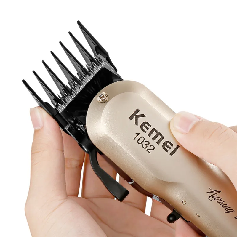 Kemei электрическая Беспроводная Машинка для стрижки волос триммер для волос бритва для бритья бороды машинка для стрижки волос Резак для