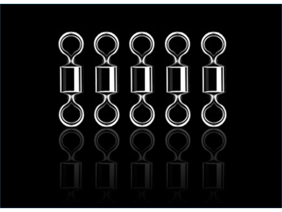 GLUREE-50PcsLot-Stainless-Steel-8-Word-Loop-Ball-Bearing-Swivel-Solid-Rings-Fishing-Connector-Accessories-Fishing-Tools_03