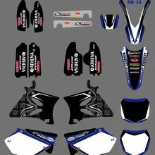 Графика фоны наклейки комплекты для Yamaha YZ125 YZ250 2002 03 04 05 06 07 08 09 2010 2011 2012 YZ 125 250