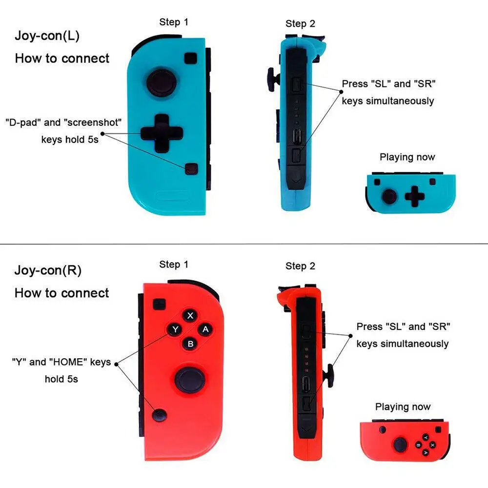 HobbyLane Bluetooth Wireless Gamepad Pro Joy-Con Game Controller For Nintend Switch Pro Game Console Gamepad Joypad d25