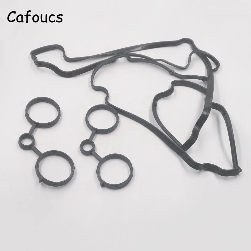 Cafoucs для peugeot 308 S 3008 408 508 уплотнитель клапанной крышки набор для Citroen C4L C5 C3-XR 1,6 T 0249E6 0249E7