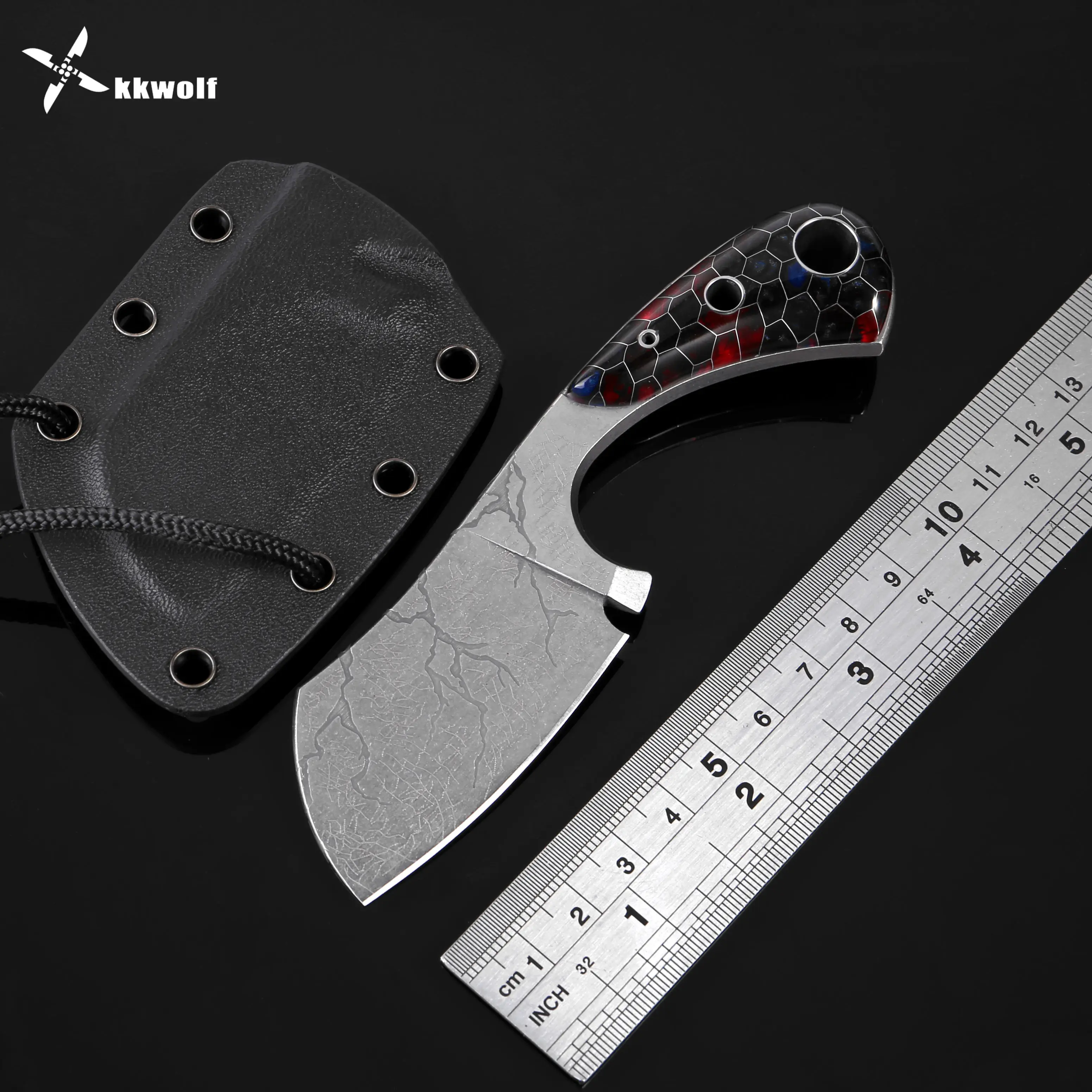 KKWOLF Мини Портативный Открытый брелок для ключей Ремешок Ожерелье самообороны
