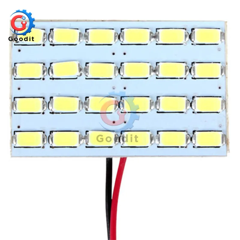 3 Вт 24 Led доска 12 в автомобильный купольный светильник для чтения супер яркий энергосберегающий светильник доска 5730
