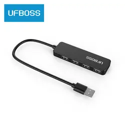 UFBOSS 4 Порты высокоскоростной usb-порт концентратор USB 2,0 мульти-Сплиттер расширения мини-usb-концентратор Компьютерные аксессуары usb