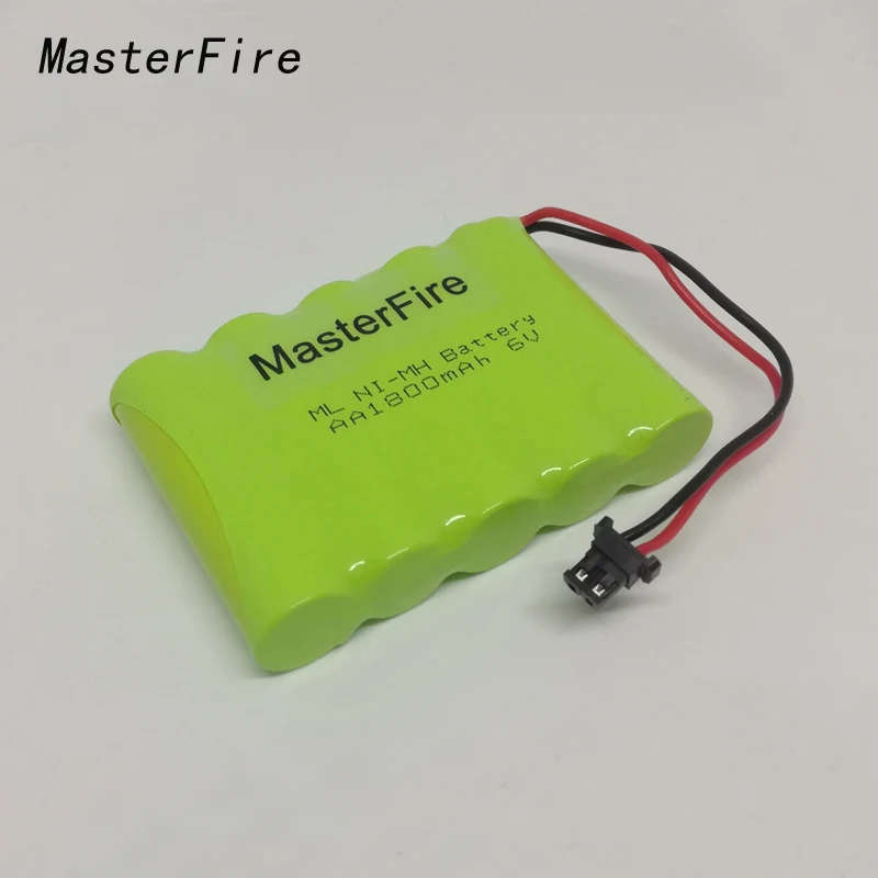 

2PCS/LOT Brand New 6v 1800mah AA Ni-Mh Rechargeable Battery Batteries Pack Free Shipping