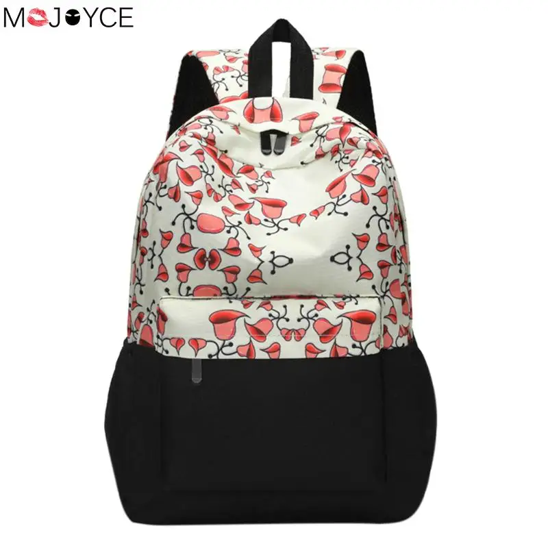 

Ethnic Print Women Backpacks Floral Printed School Bags for girls Travel Bag Laptop Backpack canvas backpacks for women and girl