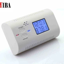 SmartYIBA Батарея с механическим приводом Предупреждение ЖК-дисплей Дисплей углерода Детектор независимых угарного отравления угарным газом сигнализации детектор Сенсор