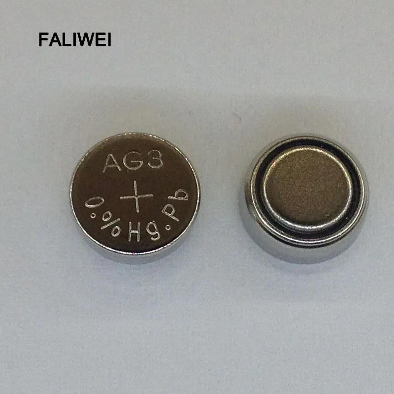 20 шт./лот FALIWEI AG3 кнопочный аккумулятор 1 5 в G3 LR41 LR736 V3GA SR41 LR192 384 392 элемент |