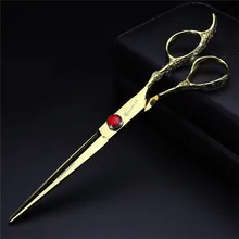 6/7 inch Japan 440c hair scissors professional barber scissors hairdressing scissors salon shape cutting thinning tools