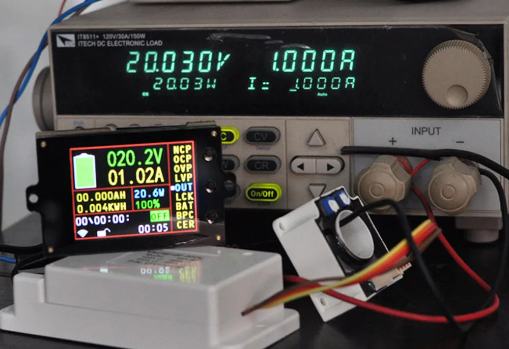 

DC Battery 120V 300A LCD Voltage Current Watt Power capacity Digital Combo Meter Volt ammeter charge discharge 12v 24v